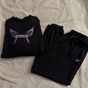 Gymshark Black Matching Set